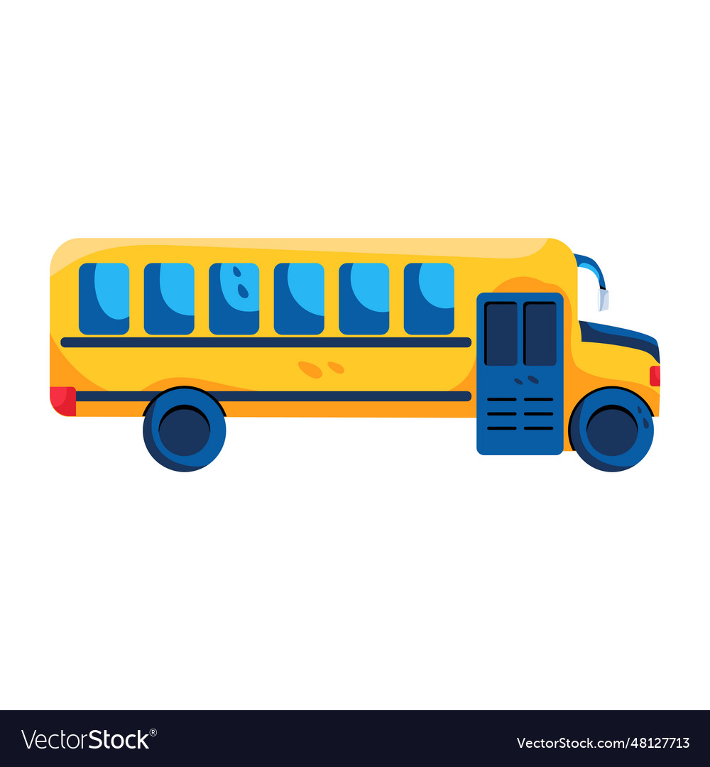 School bus Royalty Free Vector Image - VectorStock