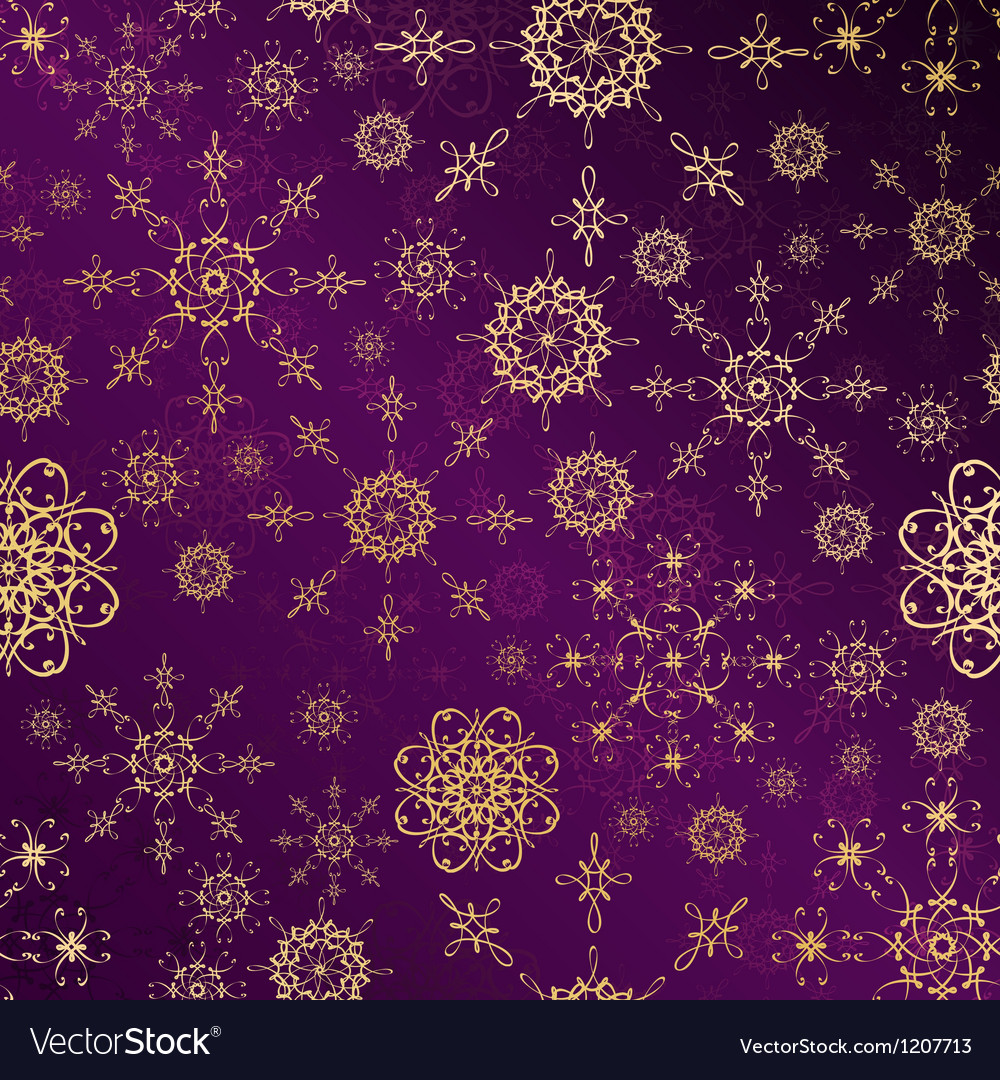 Seamless snowflakes background Royalty Free Vector Image