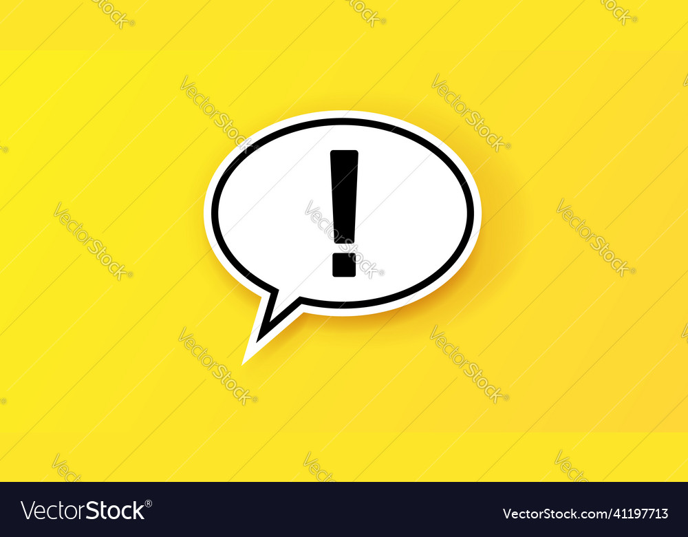 Speech bubble information icon help and support vector image Speech bubble information icon help and support