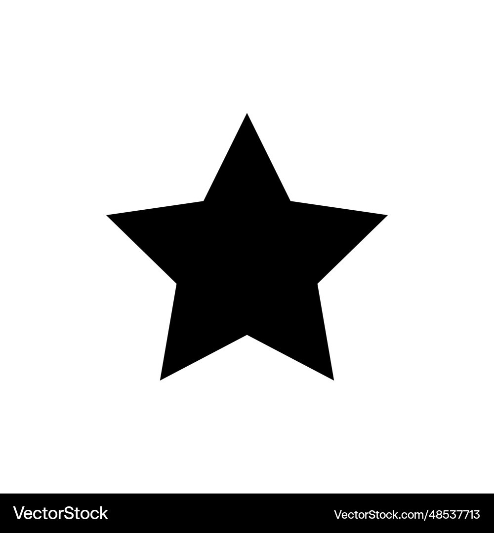 Star icon Royalty Free Vector Image - VectorStock