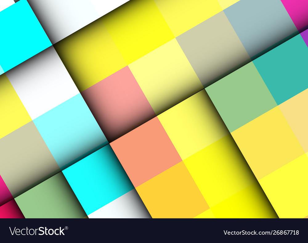 Abstract colorful background with square frames vector image Abstract colorful background with square frames