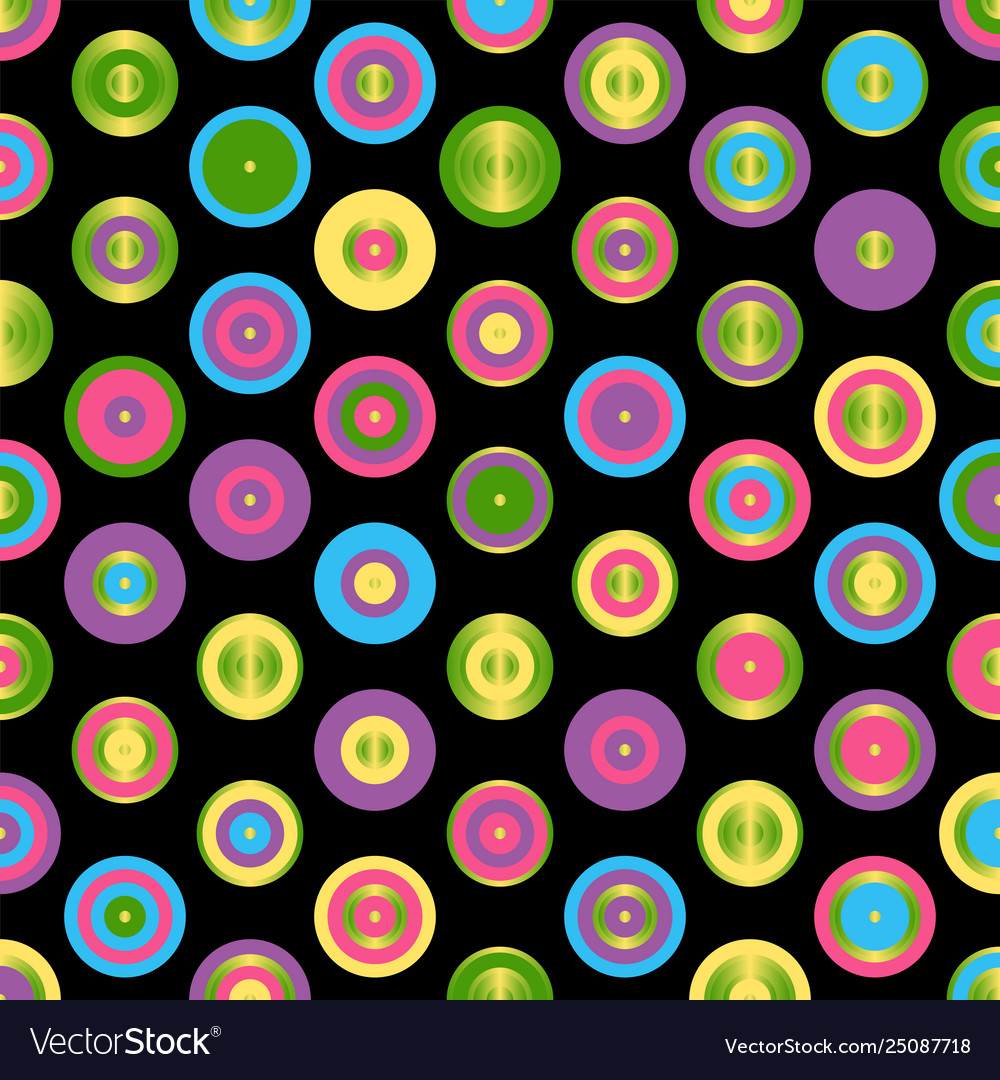 Colorful abstract random circles texture vector image Colorful abstract random circles texture