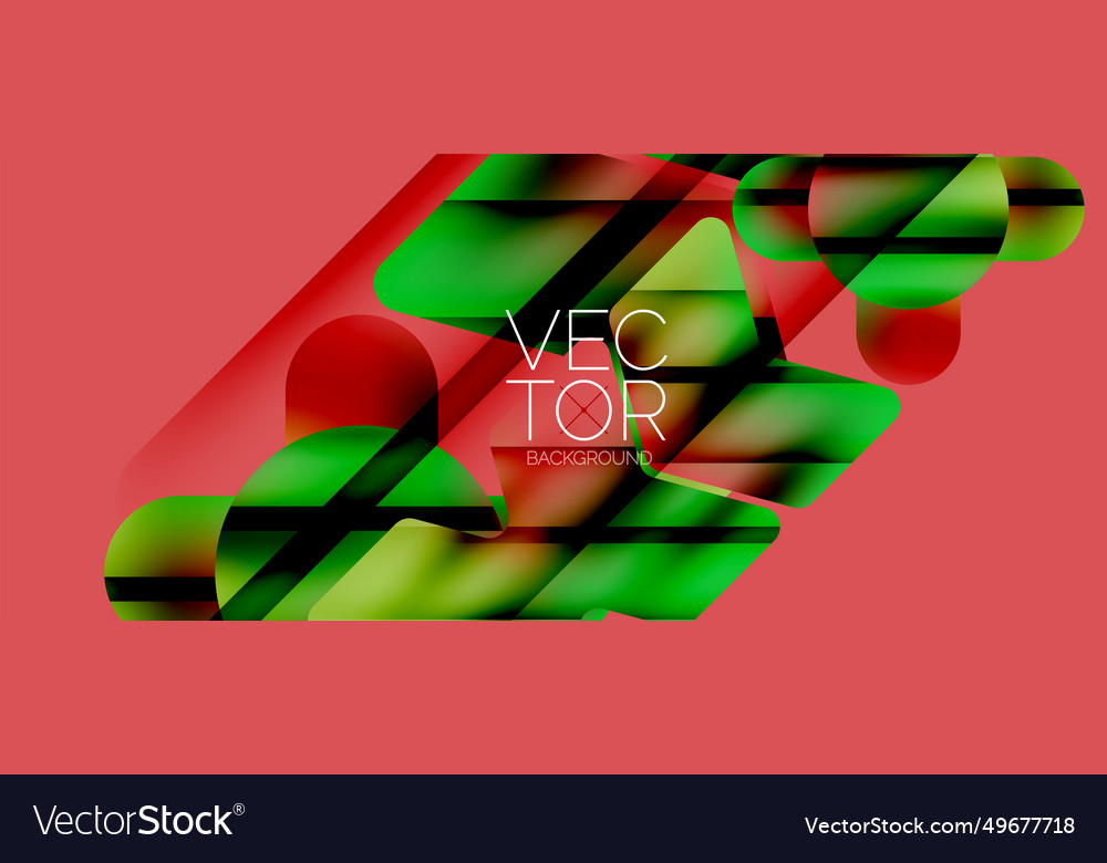 Fluid gradient arrow geometric minimal background Vector Image Fluid gradient arrow geometric minimal background
