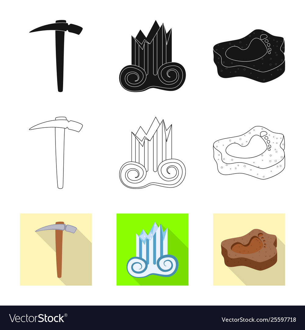 Isolated object story and items symbol vector image Isolated object story and items symbol
