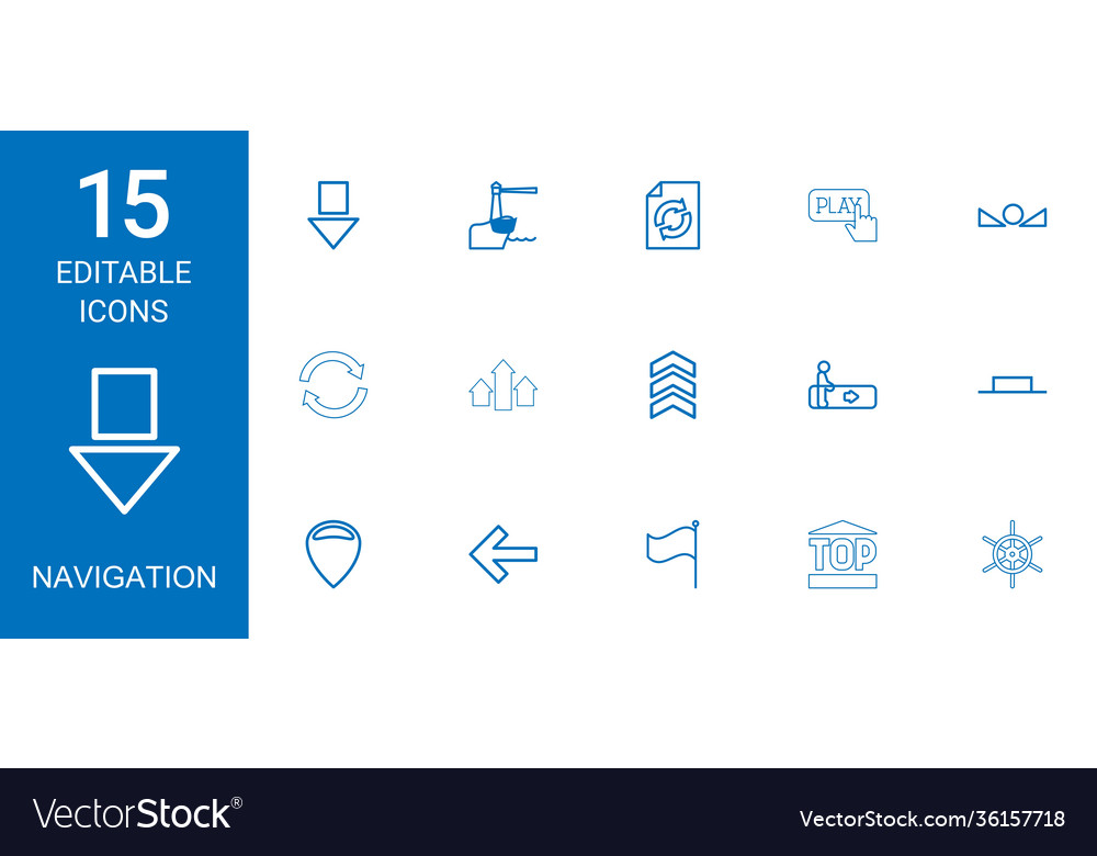 Navigation icons
