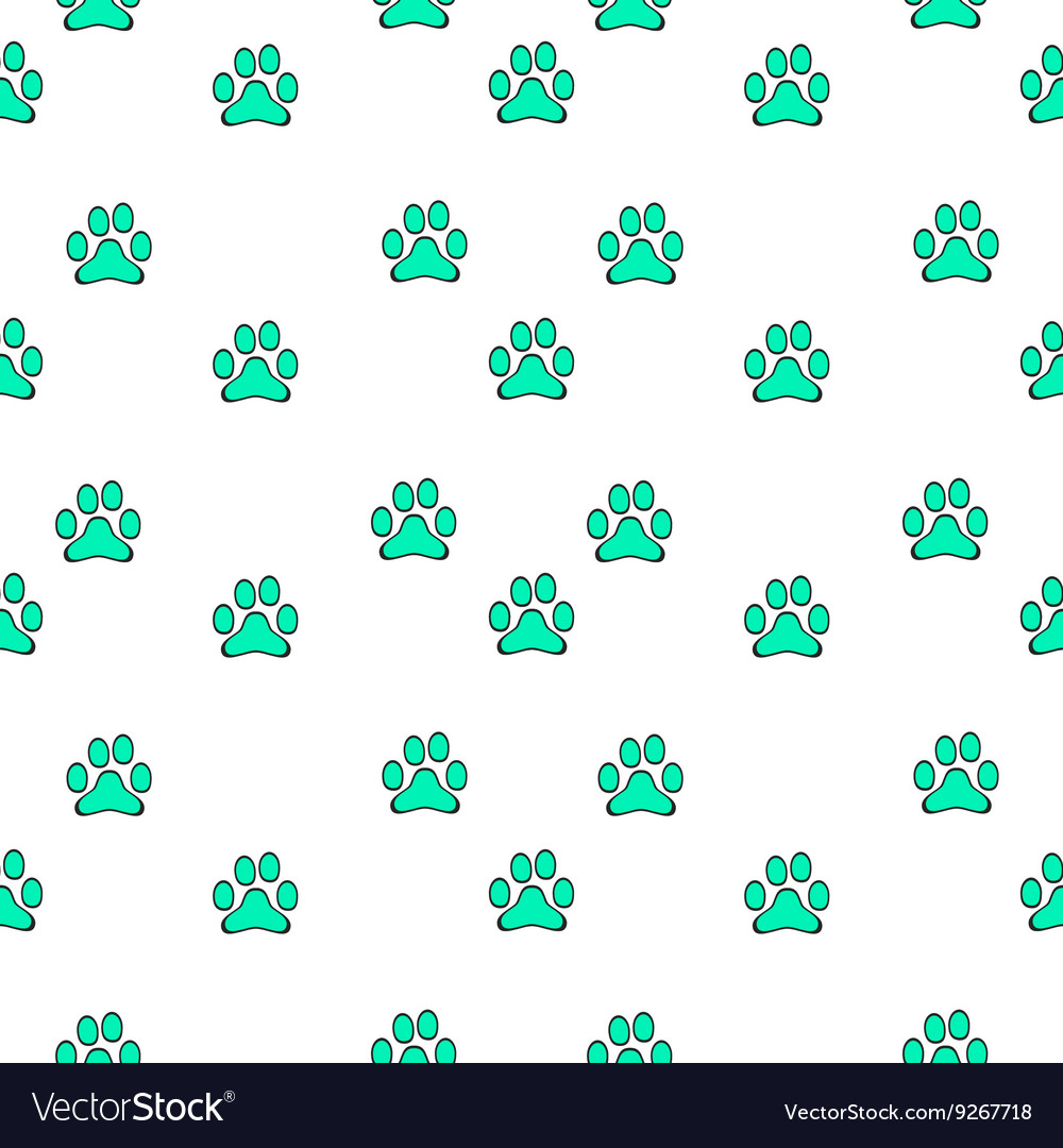 Paw background pattern