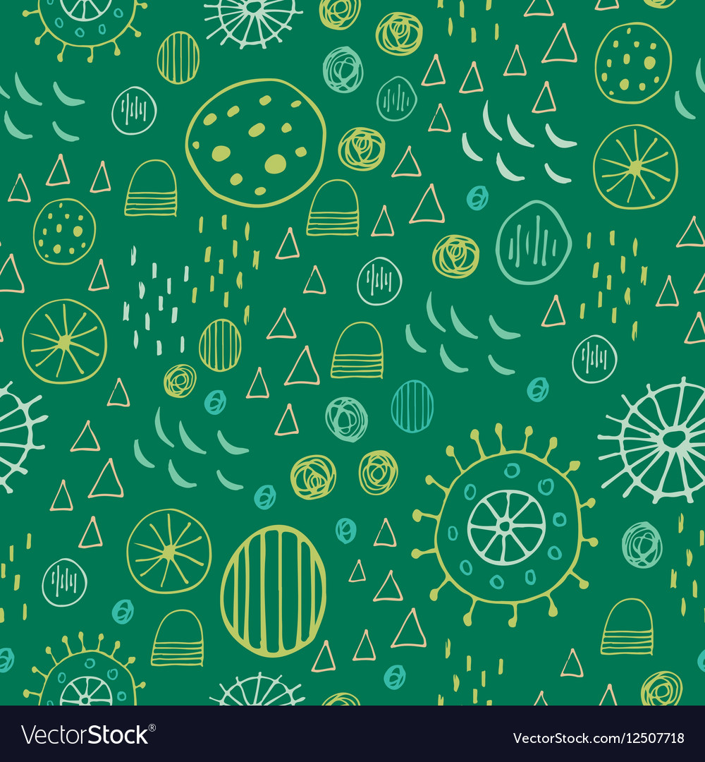 Scandinavian abstract seamless pattern