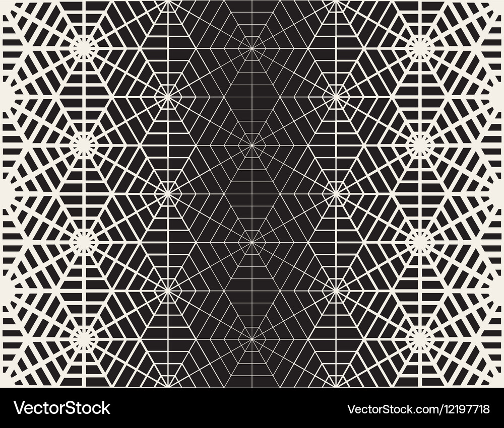 Seamless black and white geometric line Royalty Free Vector