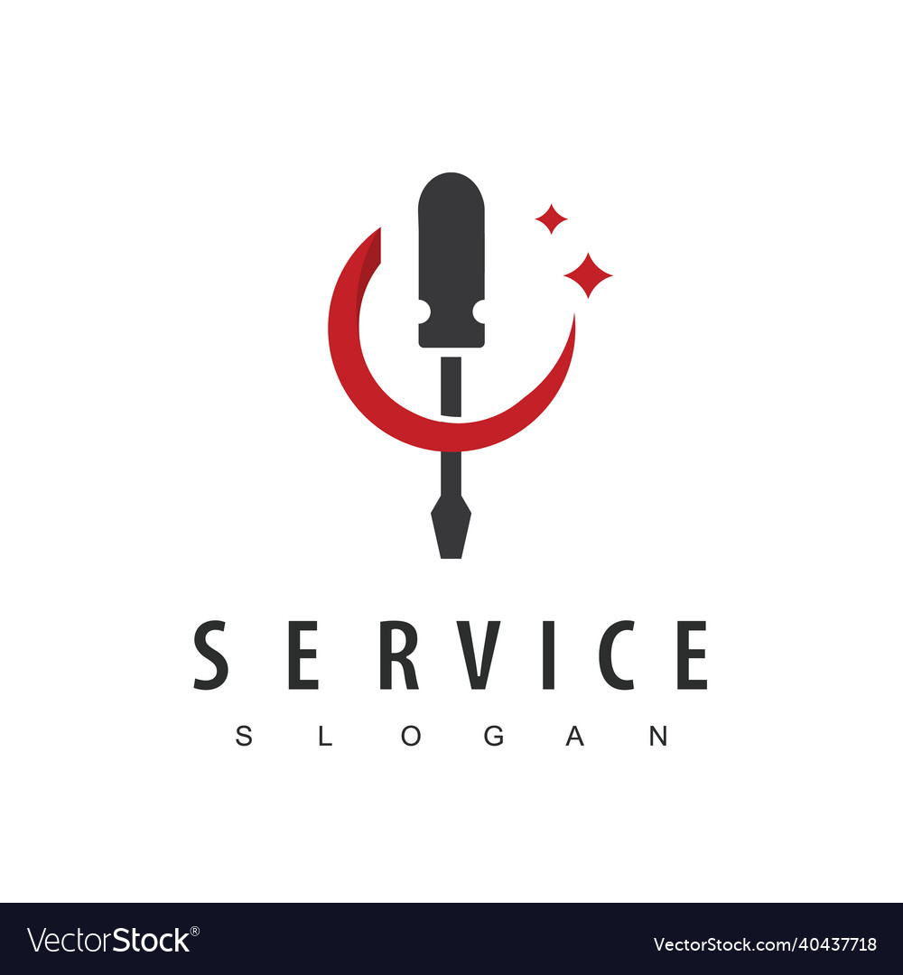 Service and repair logo