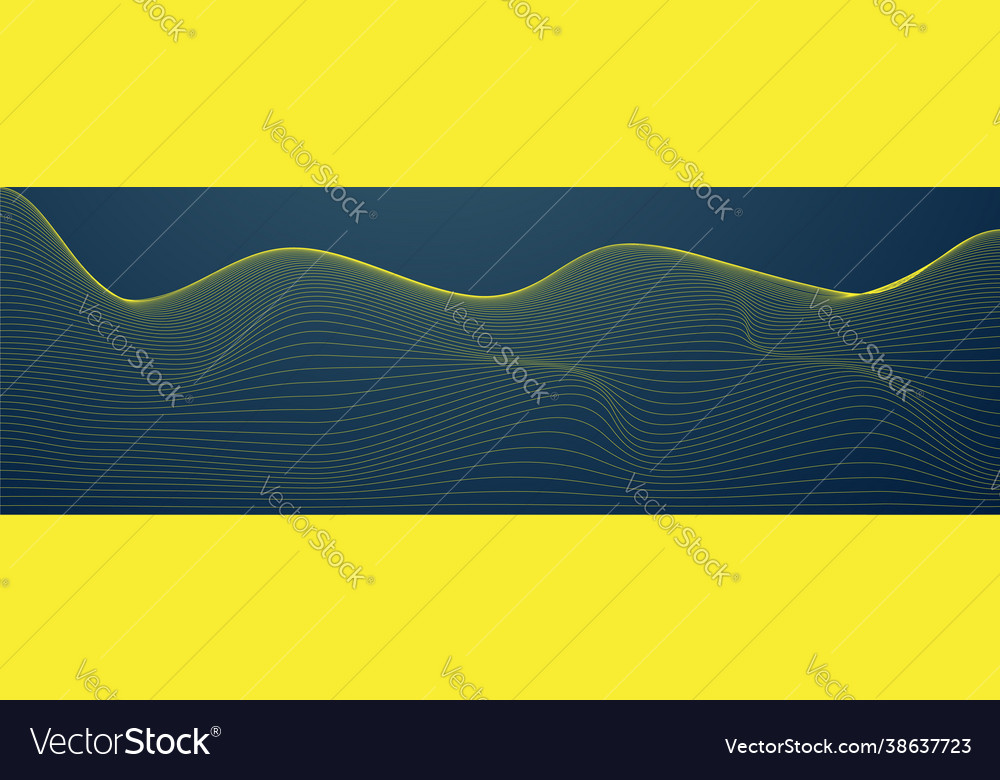 Abstract dynamic line wave