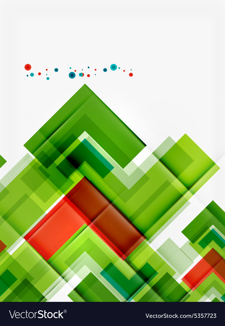 Clean colorful unusual geometric pattern design