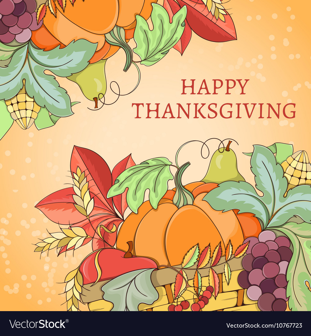 Thanksgiving holiday card