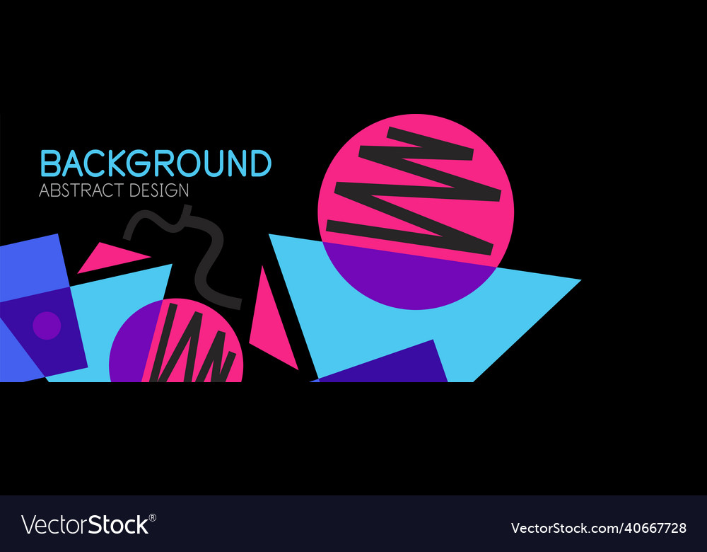 Abstract background blocks lines triangles Vector Image Abstract background blocks lines triangles