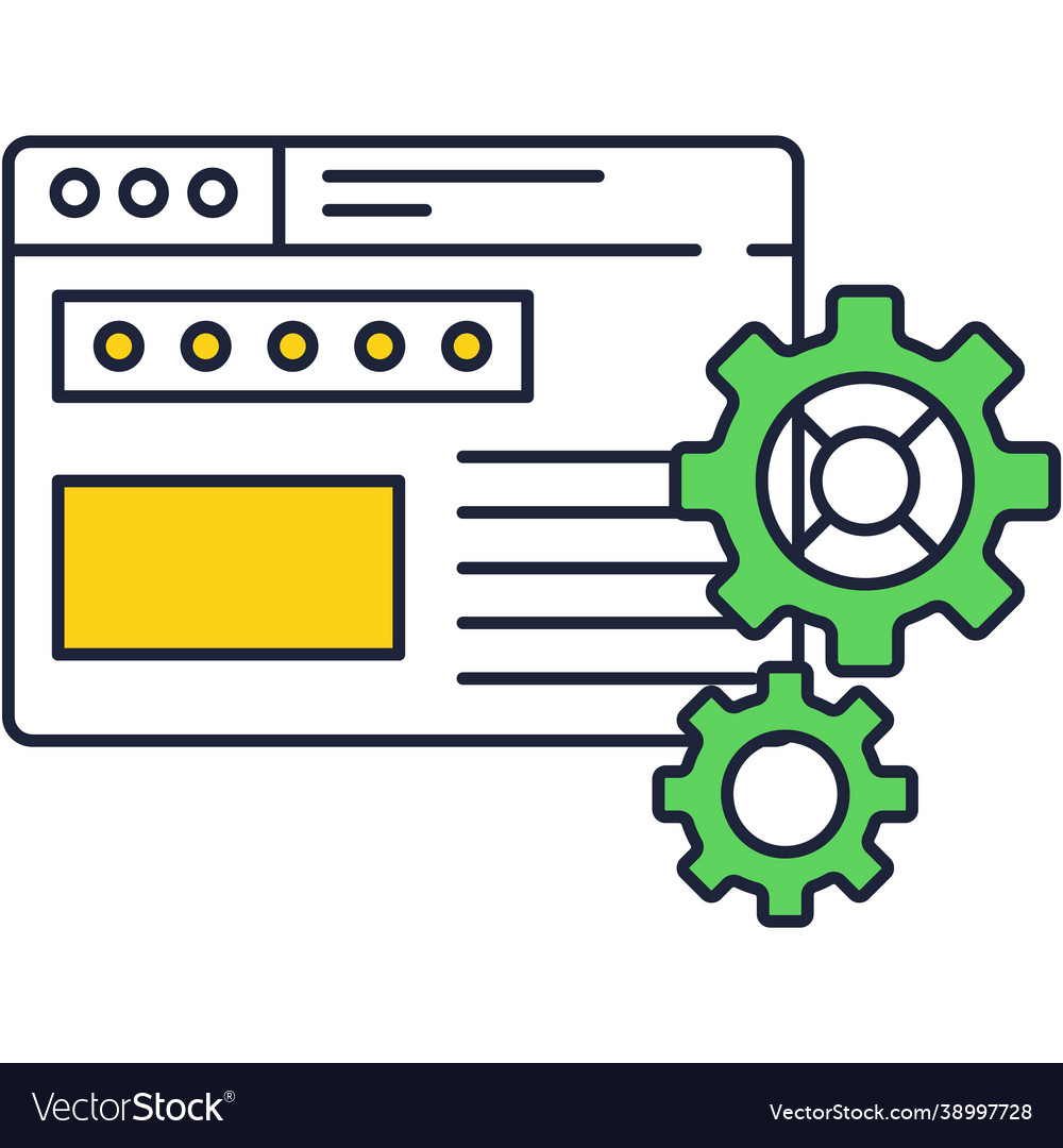 App or program setting function icon