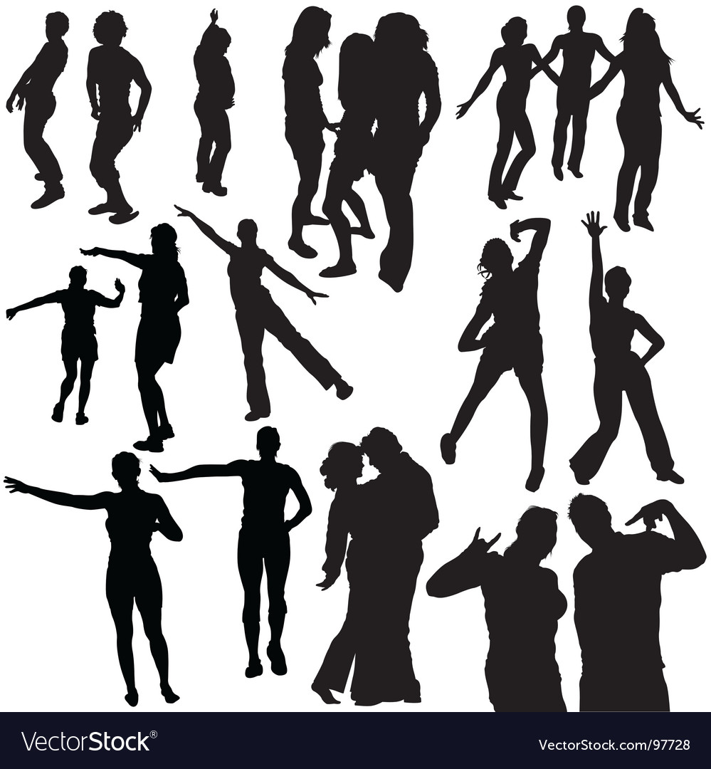 Dance Silhouettes - Night Club