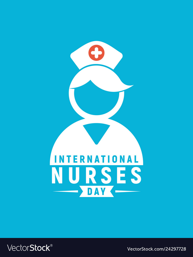 International nurses day Royalty Free Vector Image