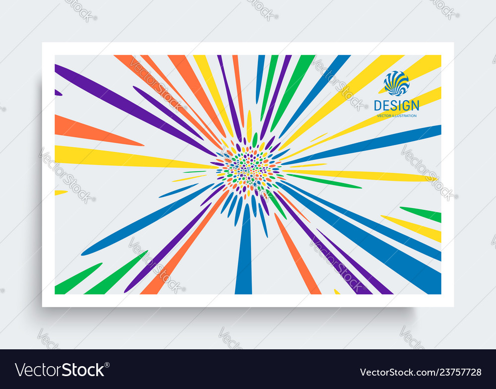Psychedelic Particle Burst Background