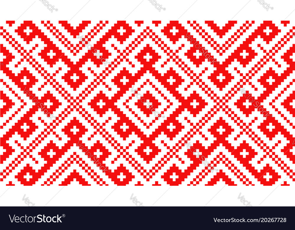 Traditional russian and slavic ornament made Vector Image