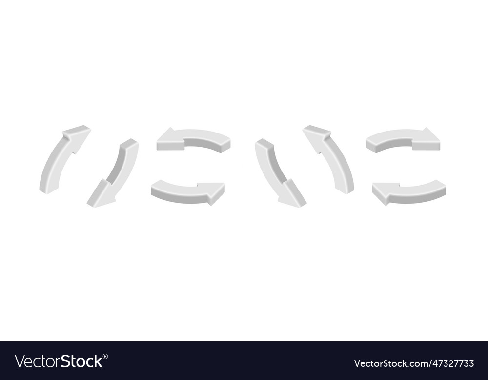 3D Circular Arrows - Refresh & Reload