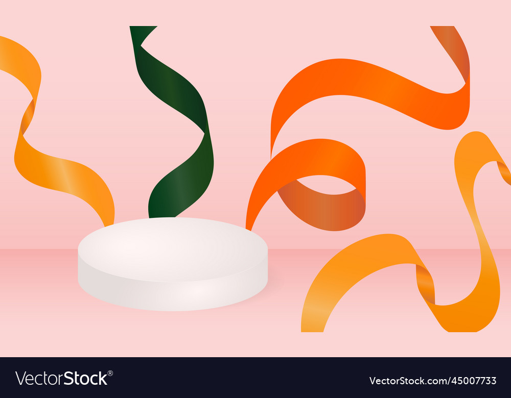 3d product display podium background with colorful vector image 3d product display podium background with colorful