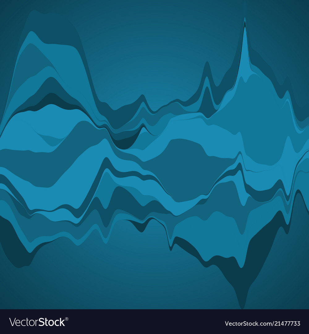 Big data visualization streamgraph futuristic