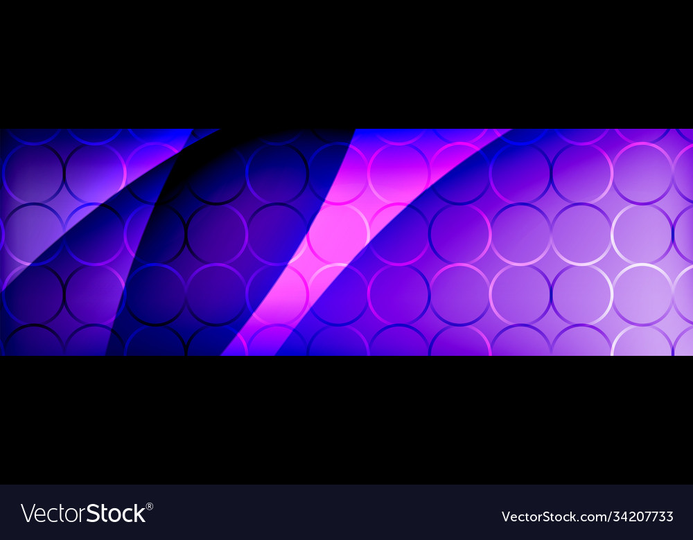 Fluid gradient neon color waves abstract vector image Fluid gradient neon color waves abstract