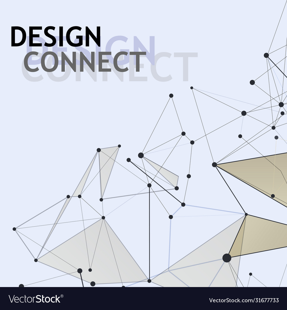 Internet connection abstract science design vector image Internet connection abstract science design