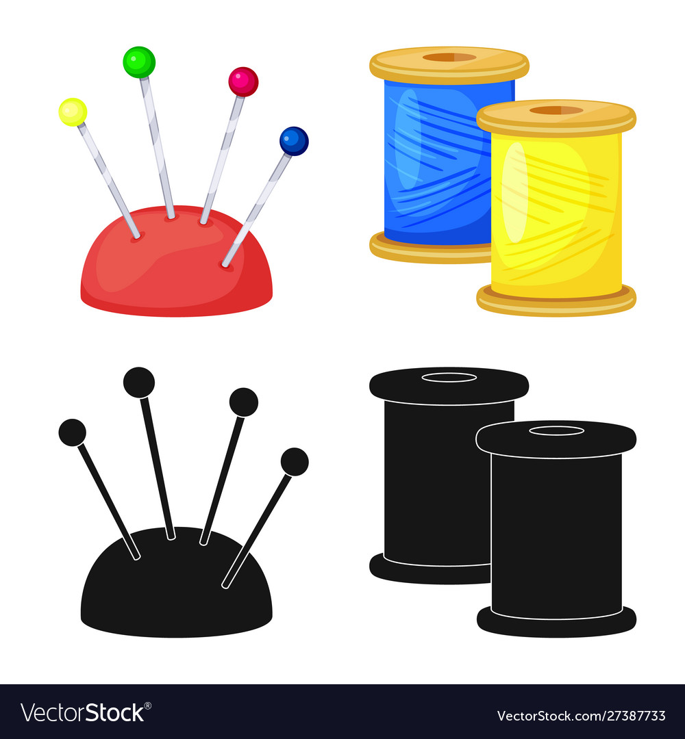 Isolated object craft and handcraft symbol set