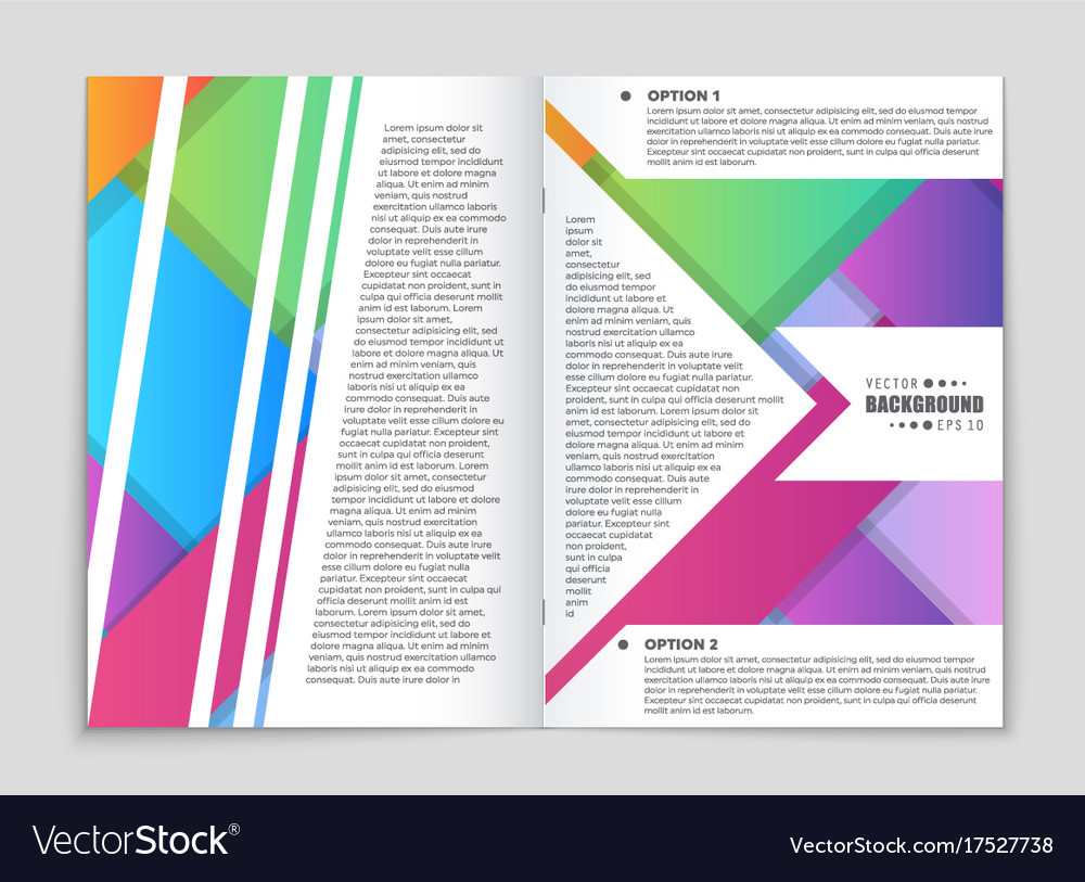 Abstract layout background set for art