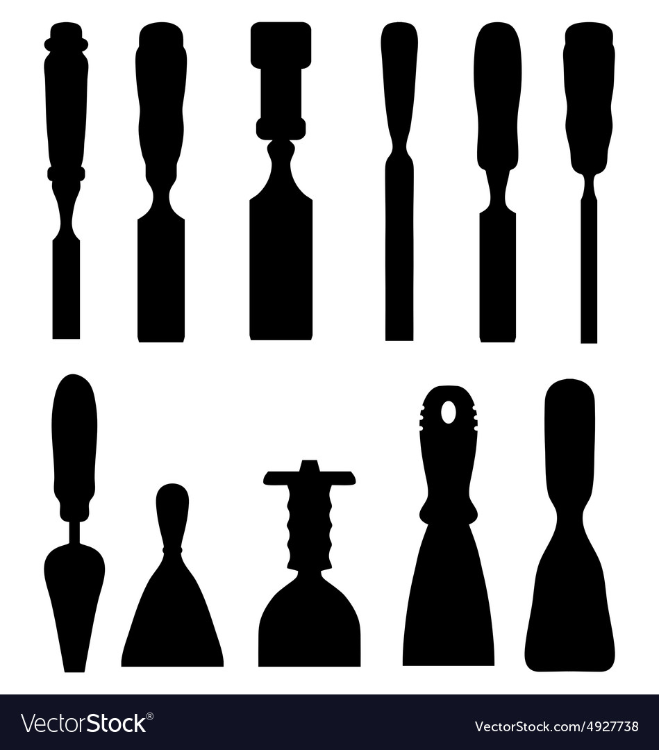 Chisels Royalty Free Vector Image - VectorStock