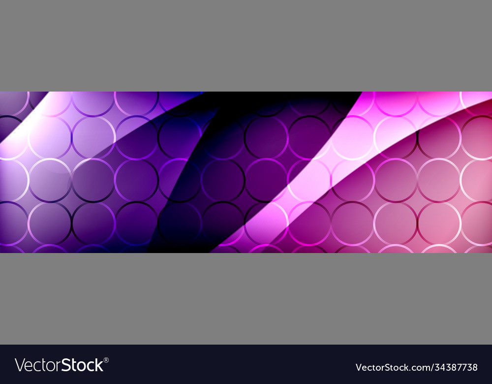 Fluid gradient neon color waves abstract