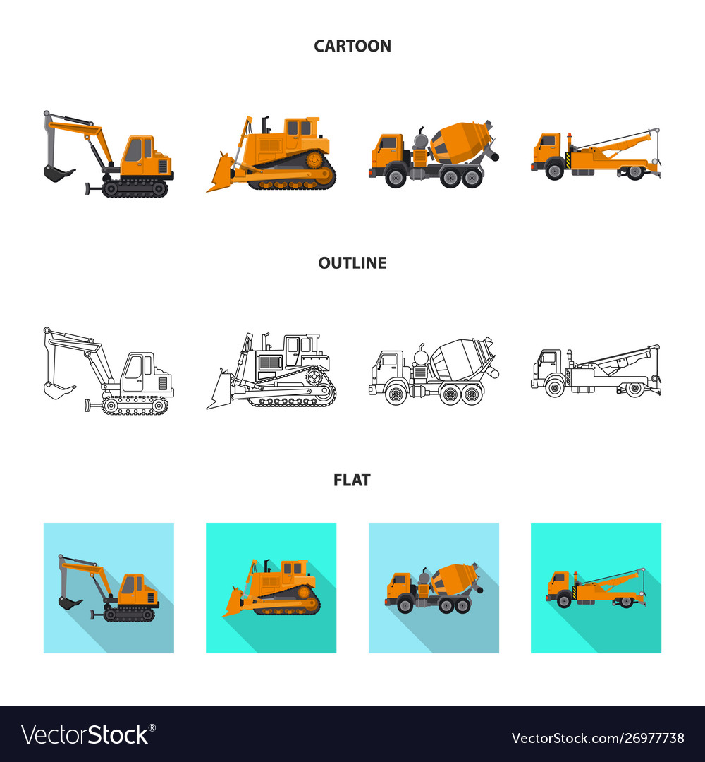 Isolated object build and construction symbol vector image Isolated object build and construction symbol