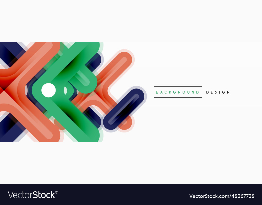 Minimal geometric background cross line design Vector Image Minimal geometric background cross line design