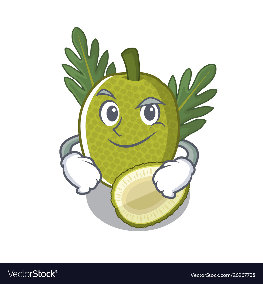 Smirking breadfruit with in character shape