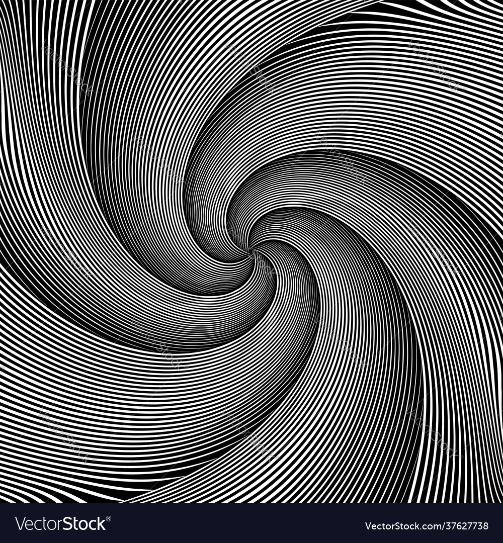 Vortex circular rotation movement vector image Vortex circular rotation movement