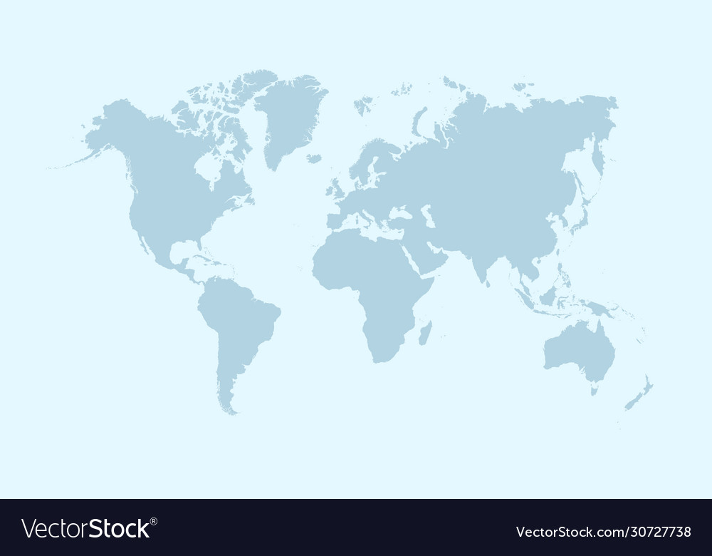 World map color modern Royalty Free Vector Image