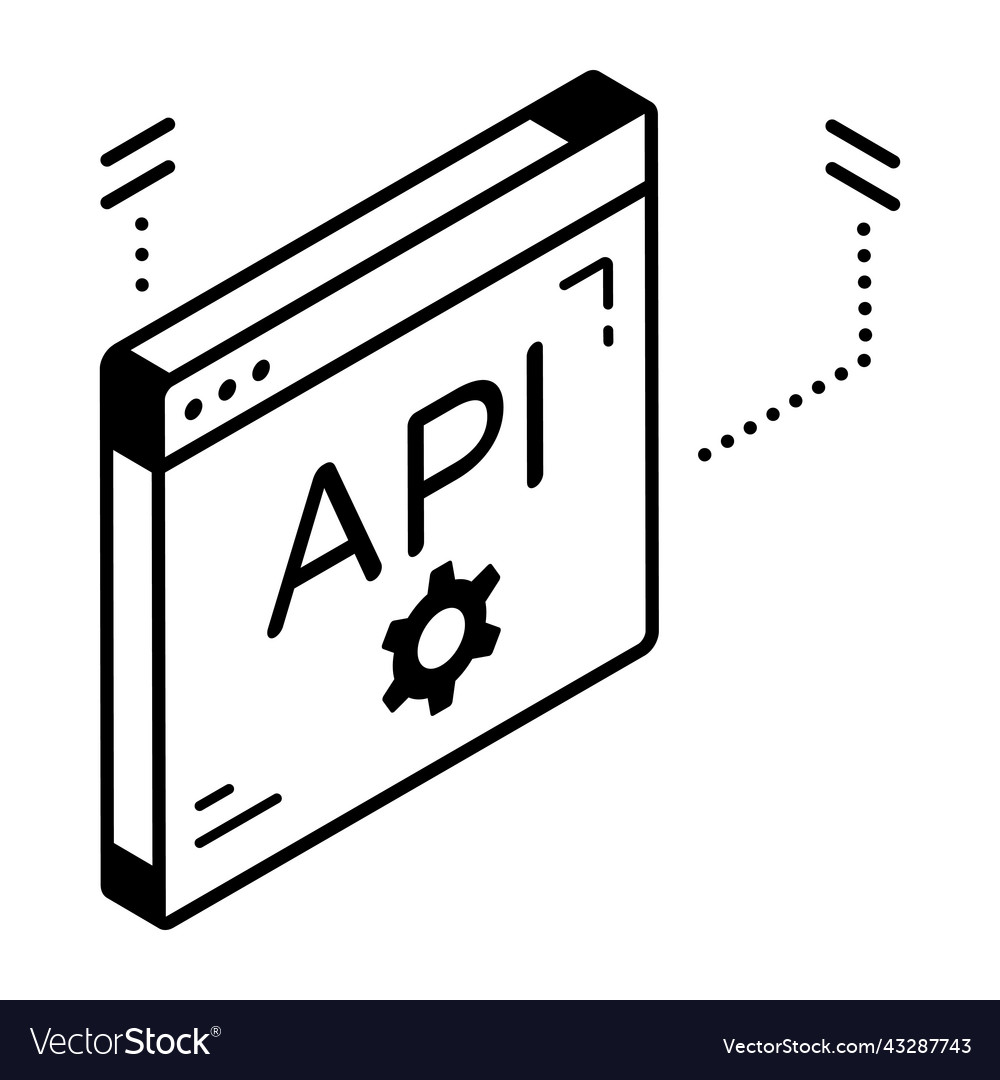 Api Royalty Free Vector Image - VectorStock