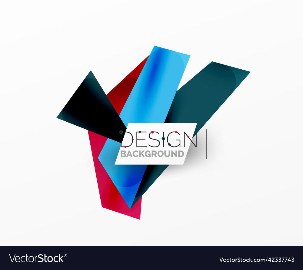 Background abstract overlapping shapes minimal Vector Image Background abstract overlapping shapes minimal