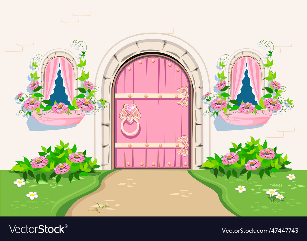 Pink princess castle