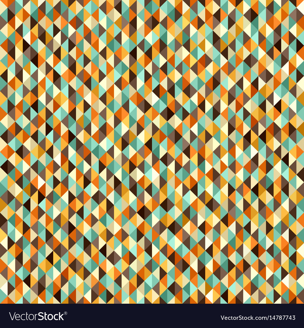 Retro seamless triangle pattern
