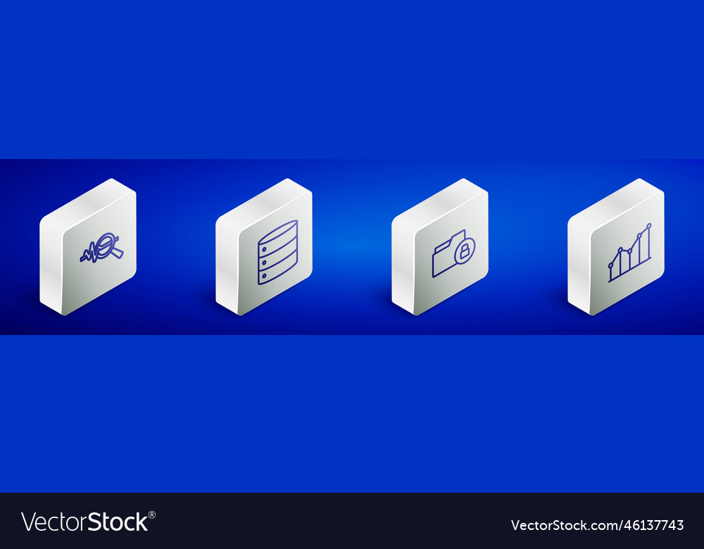 Set isometric line search data analysis server
