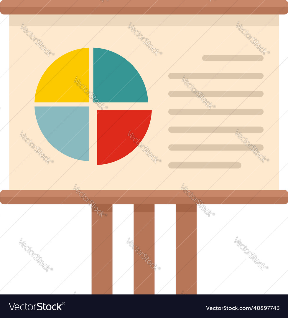 Sociology lesson banner icon flat isolated Vector Image