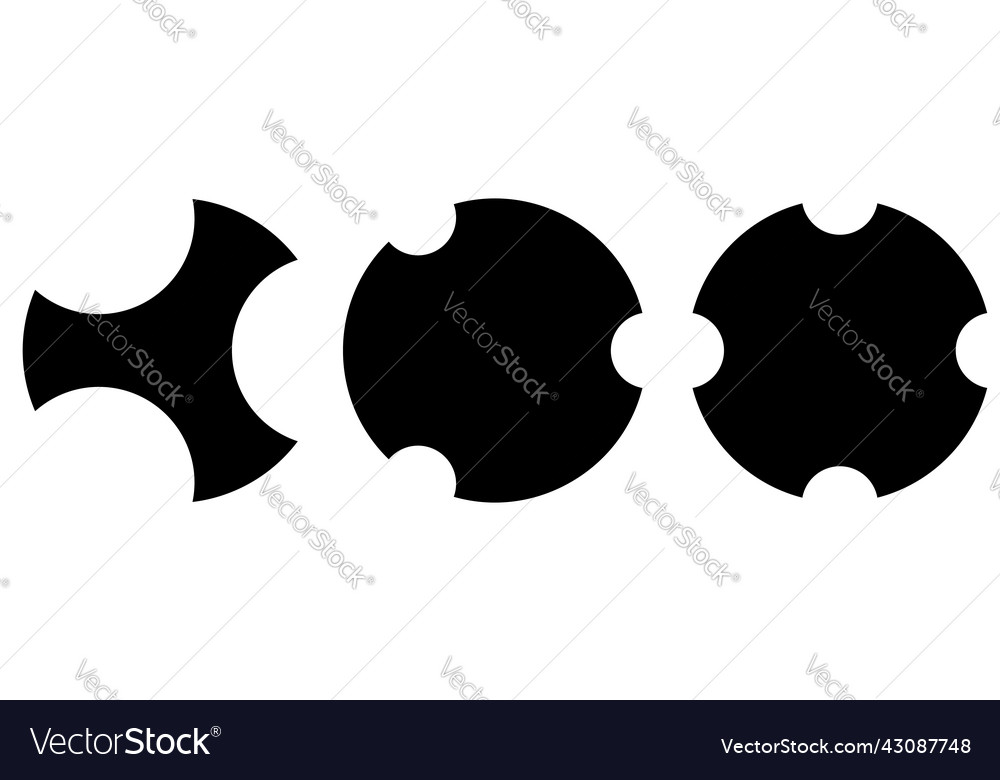 Abstract circular circle shape element