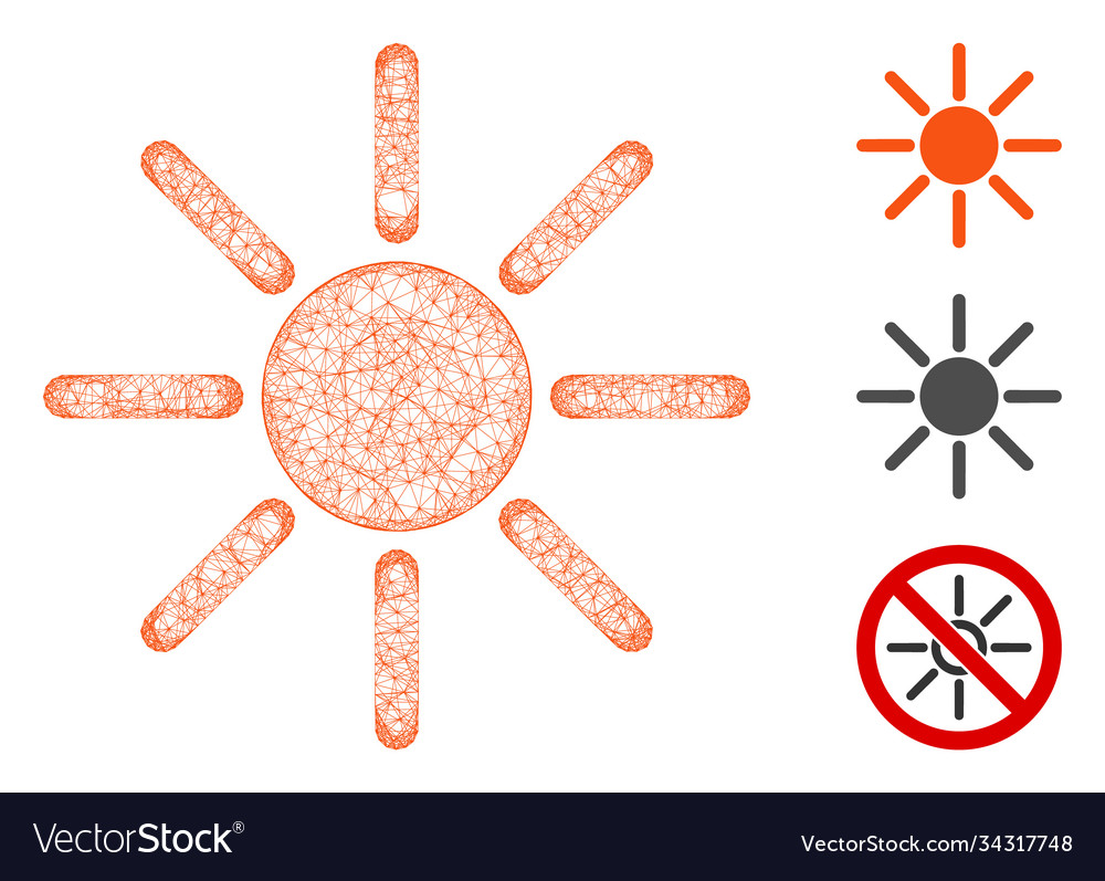 Brightness polygonal web mesh Vector Image Brightness polygonal web mesh
