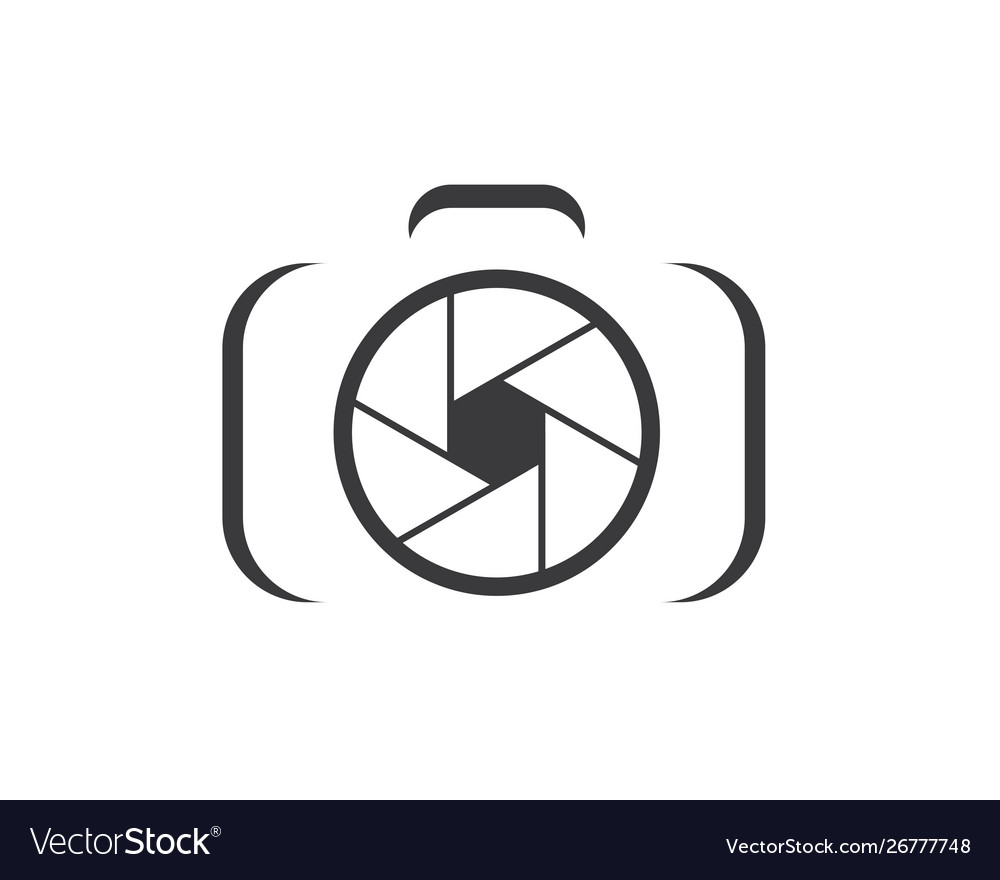 Camera icon design vector image Camera icon design