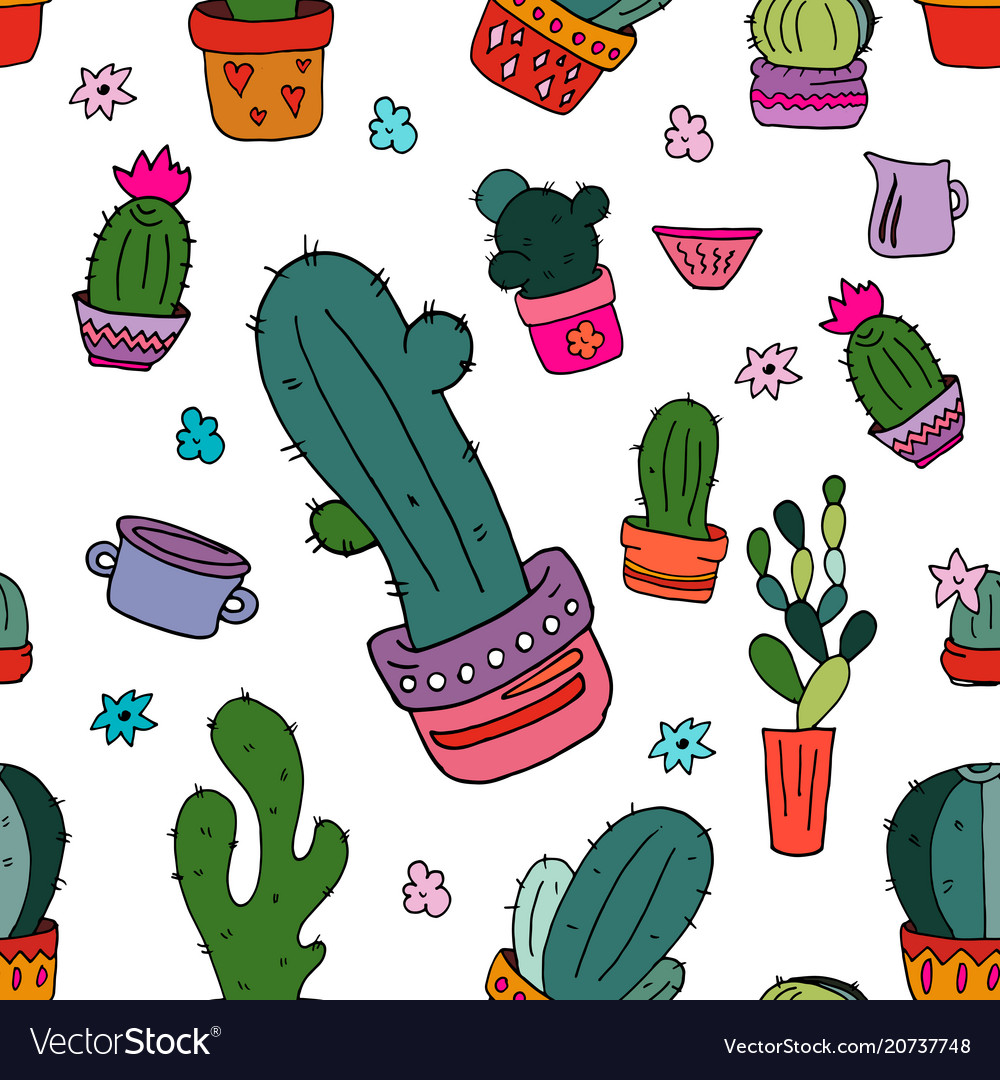 Colored seamless pattern