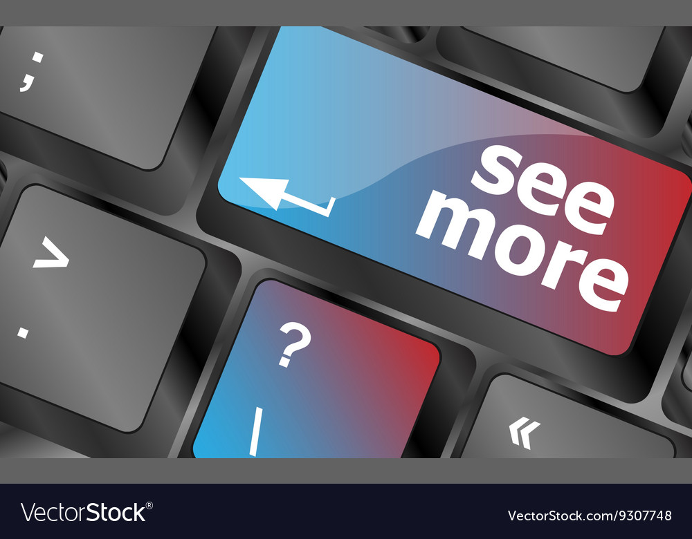 Computer keyboard with see more keypad search