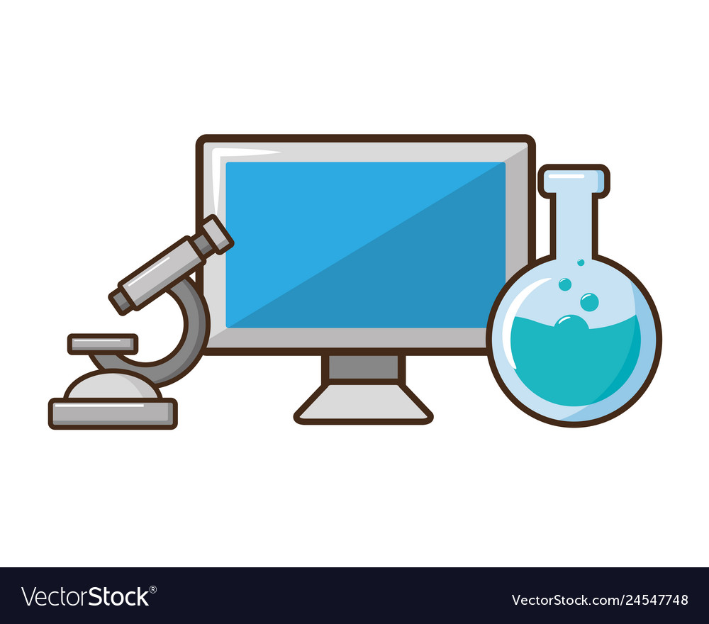 Computer microscope laboratory science