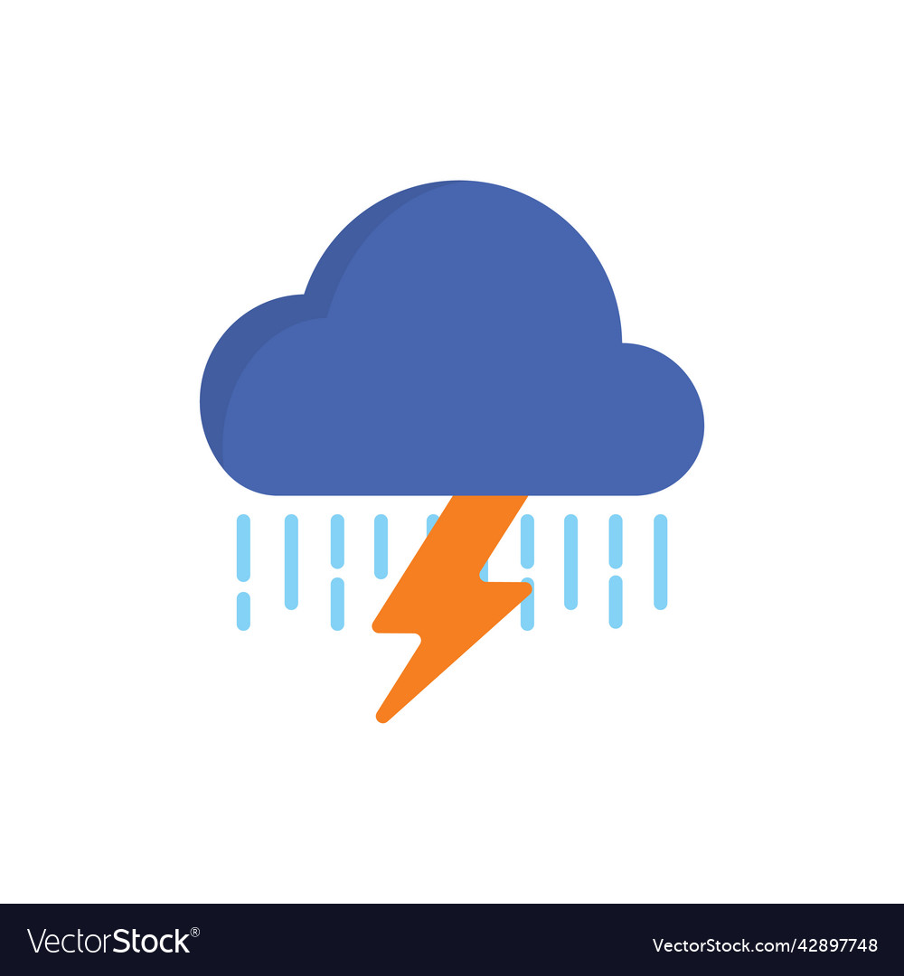 Lightning bolt icon design template