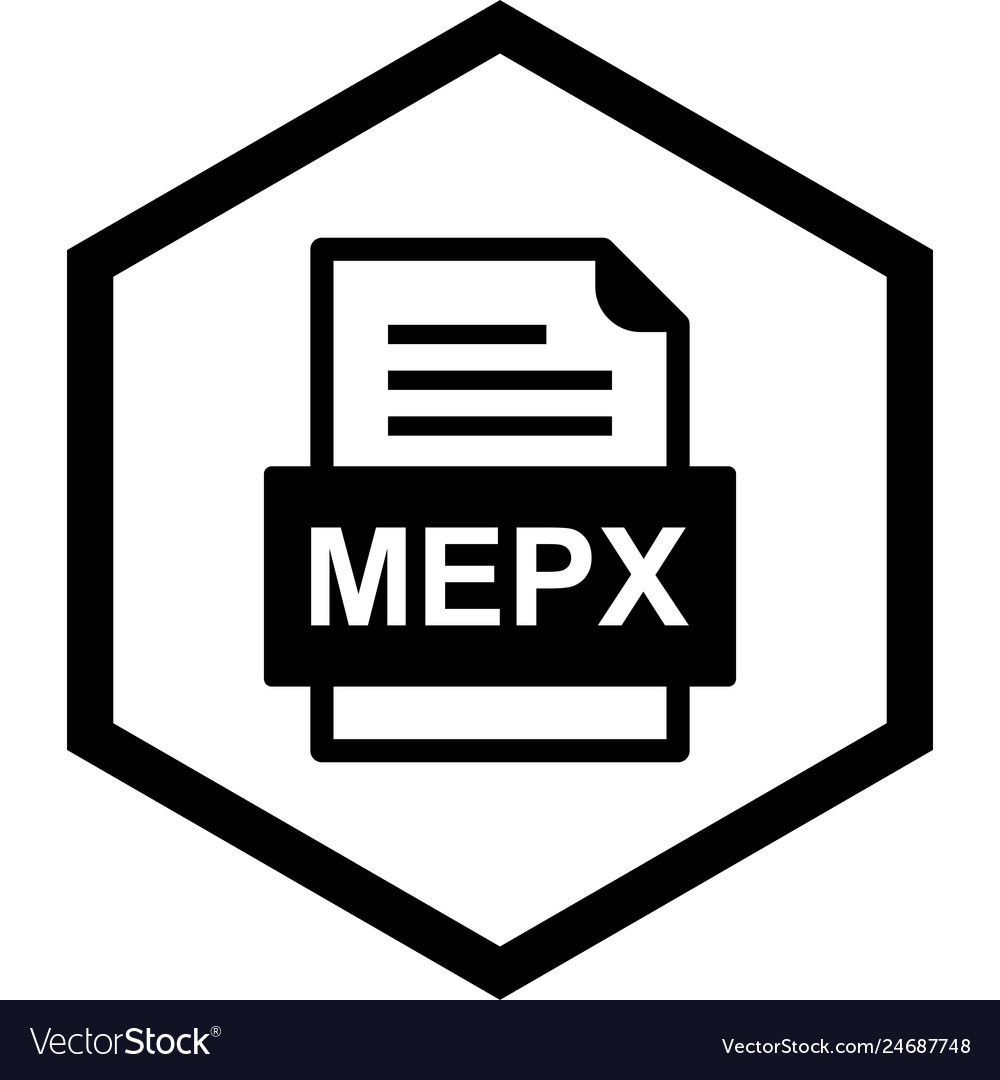 Mepx file document icon